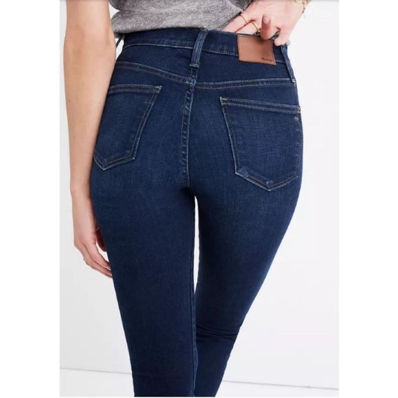 Madewell Women's Stretch High-Rise Skinny Jeans Size 28 1473 - Picture 2 of 11